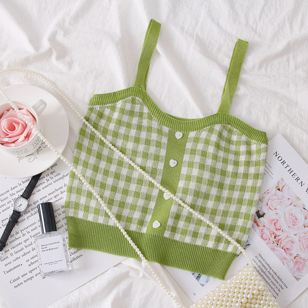 Novi model ženske majice bez rukava na tanke naramenice - kratki model