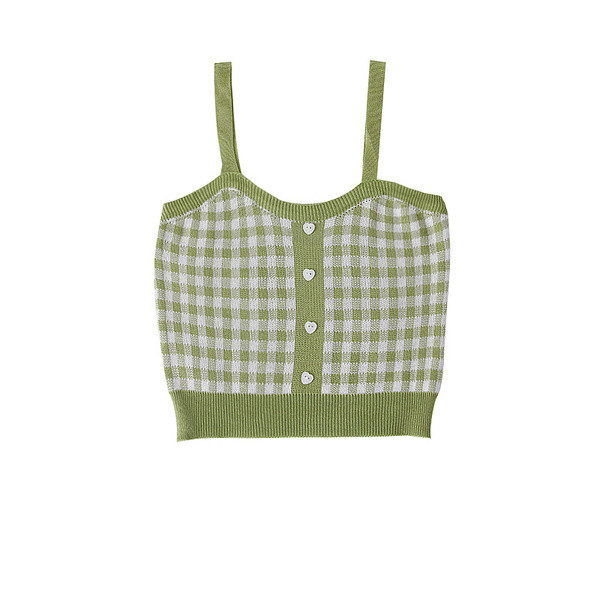 Novi model ženske majice bez rukava na tanke naramenice - kratki model