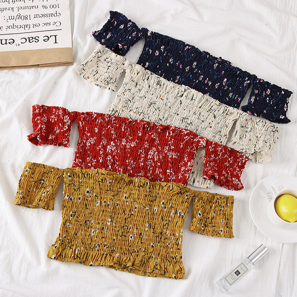 Új modell kétrészes női szett rövid blúz + szoknya