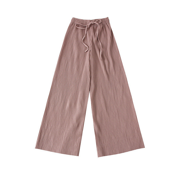 Kaasaegsed naiste püksid paeltega - lai mudel