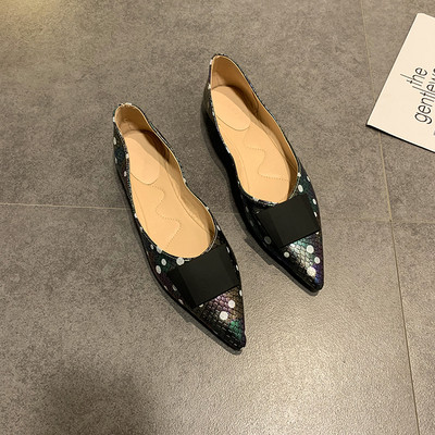 Casual γυναικεία παπούτσια πουά - μυτερό μοντέλο