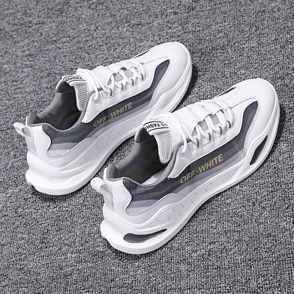 Modern férfi tornacipő fűzővel és felirattal