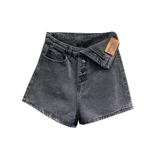 Modern női farmer rövidnadrág