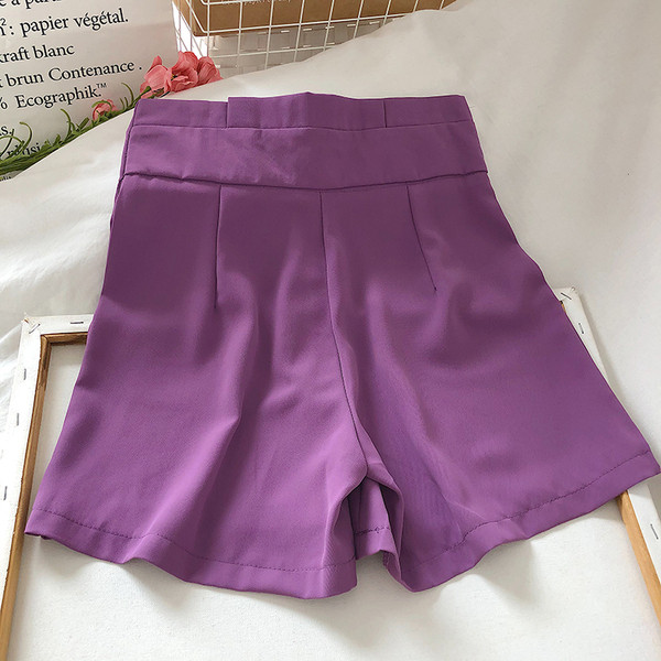 Moderne ženske kratke hlače s visokim strukom i patentnim zatvaračem