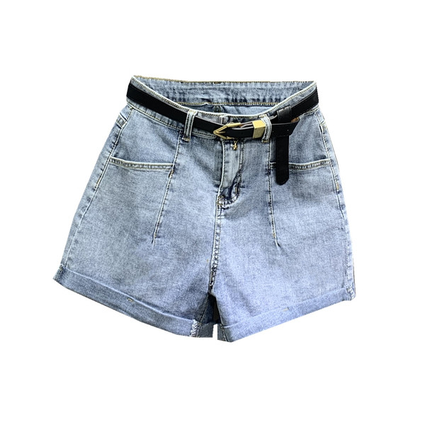 Új modell rövidnadrág kék övvel