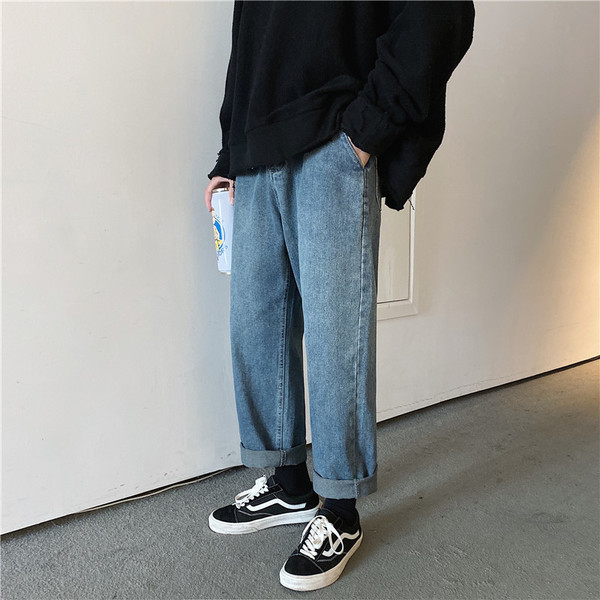 Tavaszi-nyári farmer zsebes széles modell