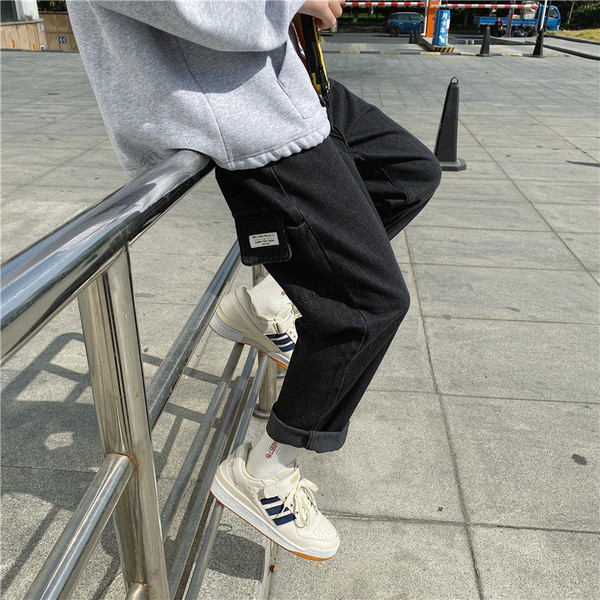 Tavaszi-nyári farmer zsebes széles modell