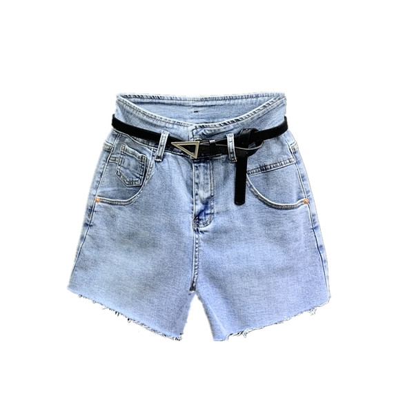 Női farmer új modellje övvel, szakadt elemekkel