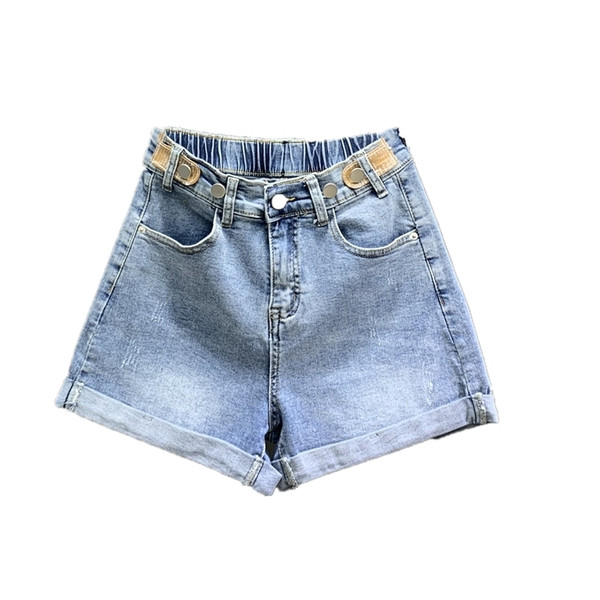 Uus sinist värvi teksapükste mudel naistele