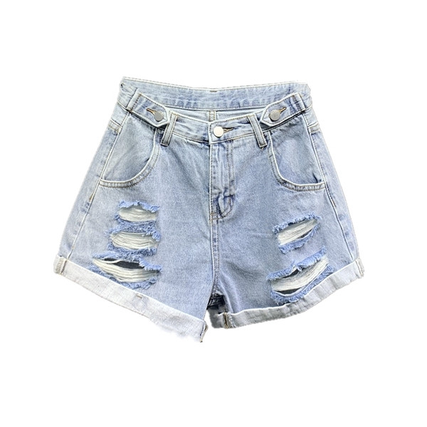 Modern női farmer szakadt motívumokkal