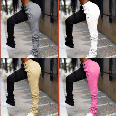 NEW model of women`s sports pants with two colors with ties