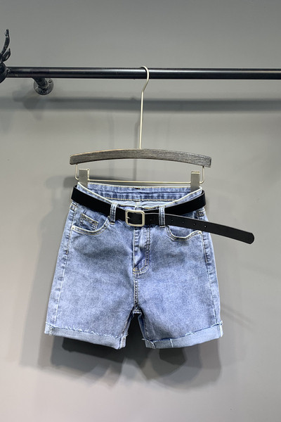 Női farmer farmer övvel