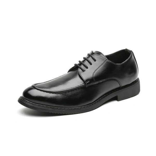 Formális férfi műbőr cipő fűzős