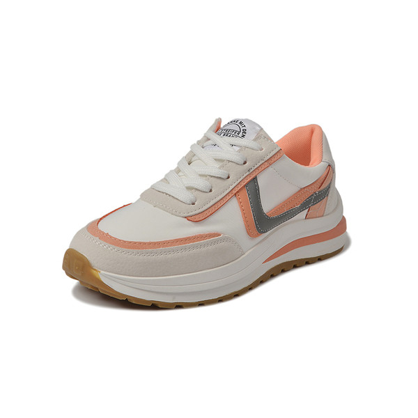 Alkalmi női tornacipő fűzővel, lapos talppal, két színben