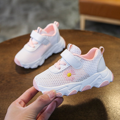 Καλοκαιρινά παιδικά αθλητικά παπούτσια από οικολογικό δέρμα και υφάσματα