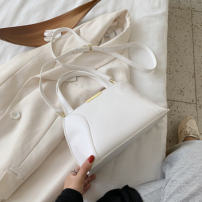 Női mindennapi táska eko bőrből, két fogantyúval