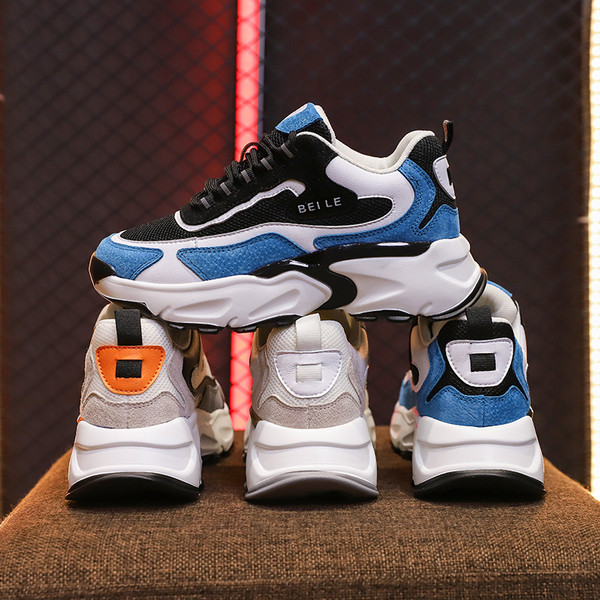 Alkalmi női tornacipő új modellje fűzővel és durva talppal