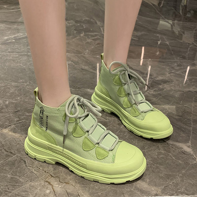 Μοντέρνα γυναικεία αθλητικά παπούτσια με κορδόνια σε διάφορα χρώματα