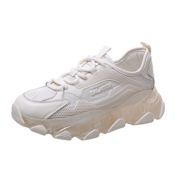 Női tornacipő új modellje szilikon talppal és fűzővel