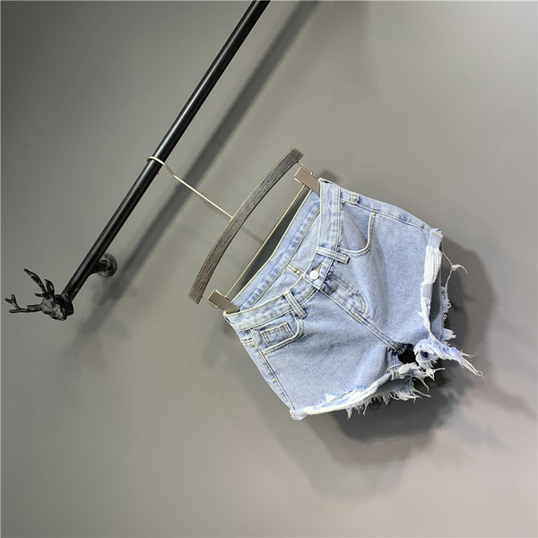 Rebenenud motiividega moodsad naiste lühikesed püksid sinise ja musta värviga