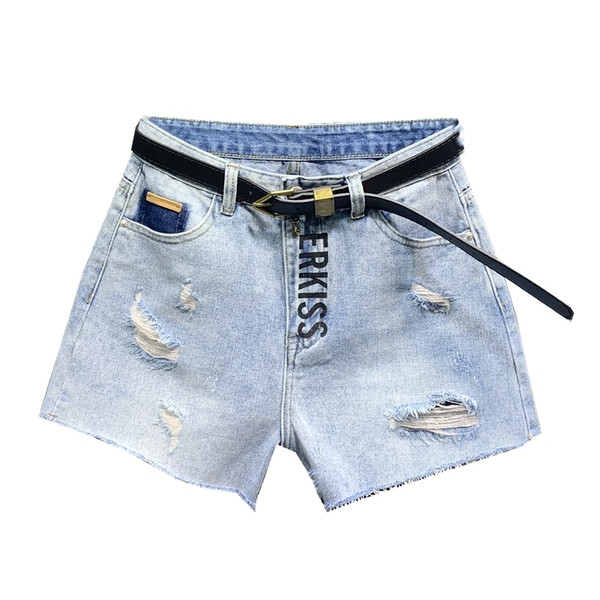 Vöö ja rebenenud motiividega naiste lühikesed püksid