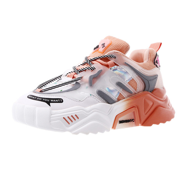 Alkalmi női színes tornacipő fűzős, lapos talppal