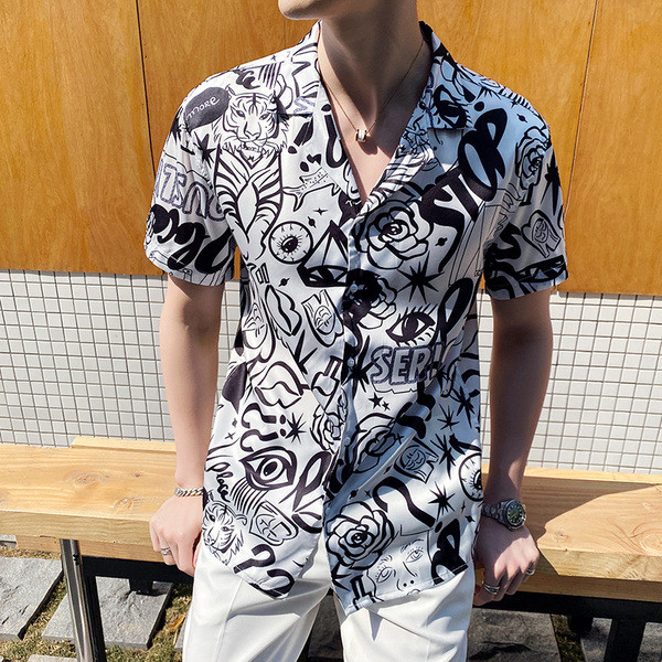 Casual meeste särgi lai mudel klassikalise kraega