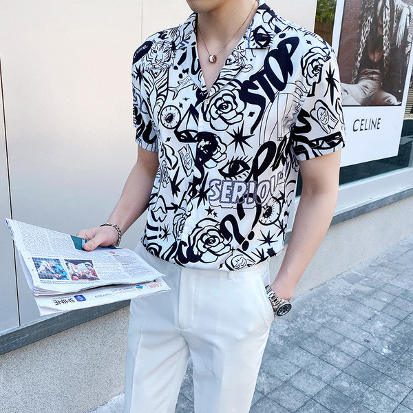 Casual meeste särgi lai mudel klassikalise kraega