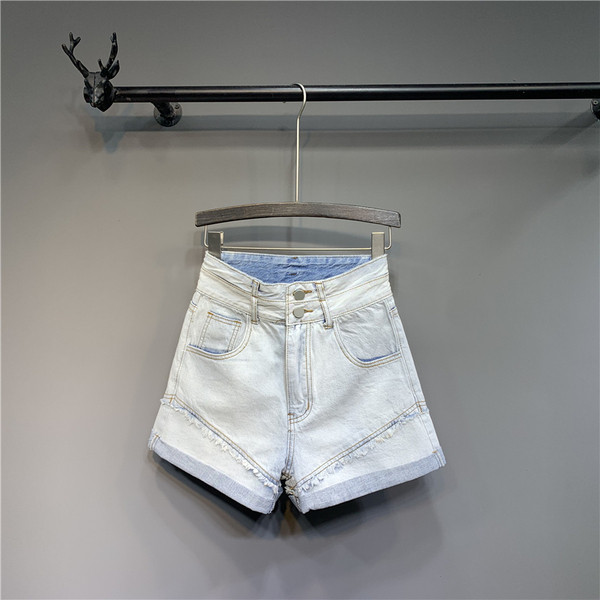 Modern női farmer - magas derekú kék színben