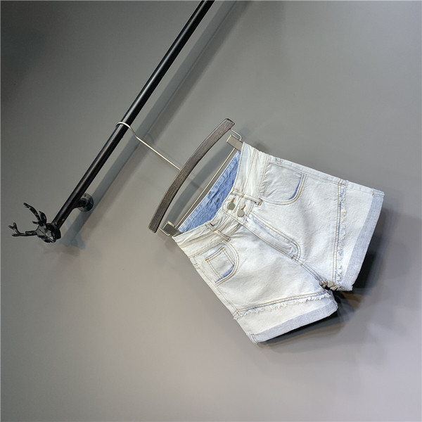 Modern női farmer - magas derekú kék színben