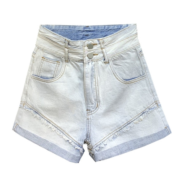 Modern női farmer - magas derekú kék színben