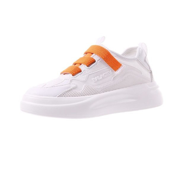 Női alkalmi tornacipő színes foltokkal, lapos talppal