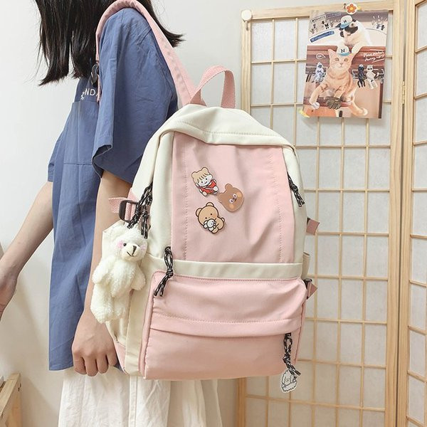 Új modell gyerek hátizsák első zsebbel lányoknak és fiúknak