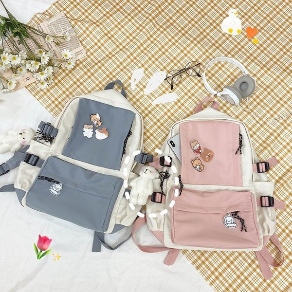 Új modell gyerek hátizsák első zsebbel lányoknak és fiúknak