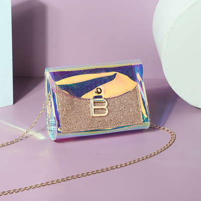 Új modell női válltáska fém lánccal