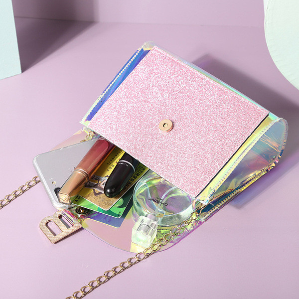 Új modell női válltáska fém lánccal