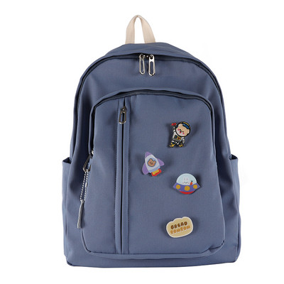 Γυναικείο αθλητικό σακίδιο με μπροστινή τσέπη και μπρελόκ