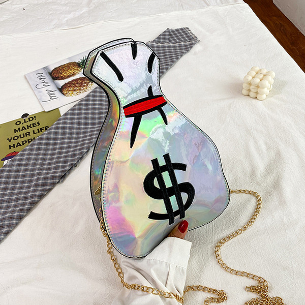 Új modell női táska - fém lánccal