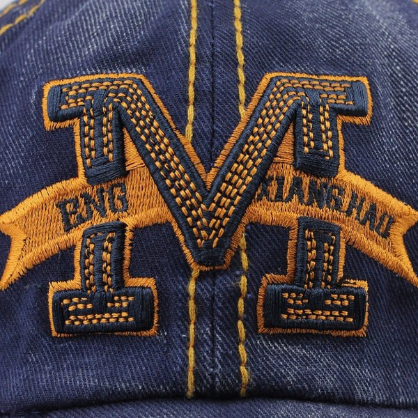 Įprasta vyriška kepurė su skydeliu ir siuvinėjimu