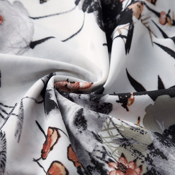 Alkalmi férfi ing klasszikus gallérral és virágmintával