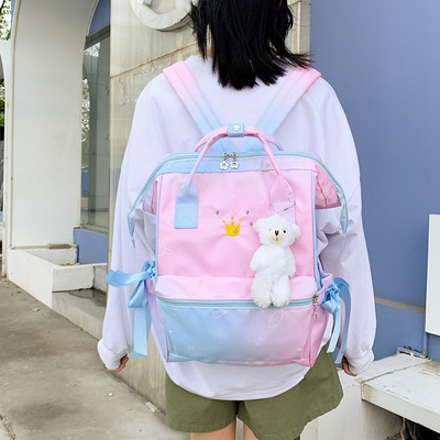 Novi model dječjeg ruksaka za studente s dodatkom medo