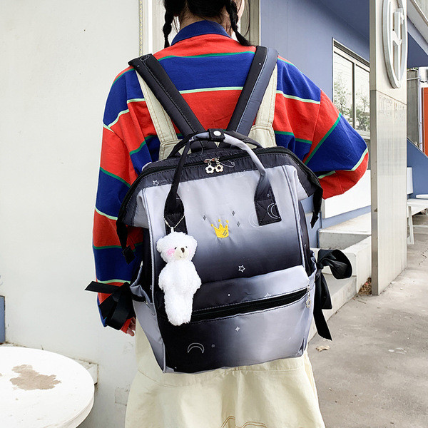 Új modell gyerek hátizsák, mely alkalmas tanulóknak, plüssmaci kiegészítővel