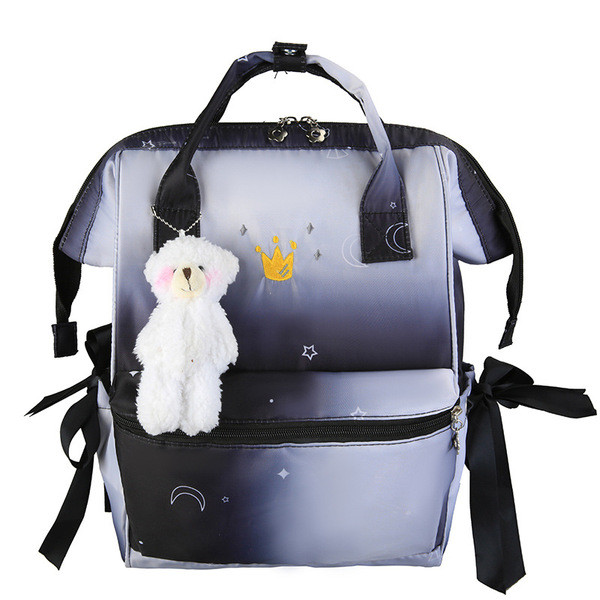 Új modell gyerek hátizsák, mely alkalmas tanulóknak, plüssmaci kiegészítővel