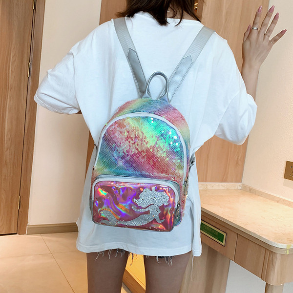 Új modell női hátizsák flitterekkel - két modell