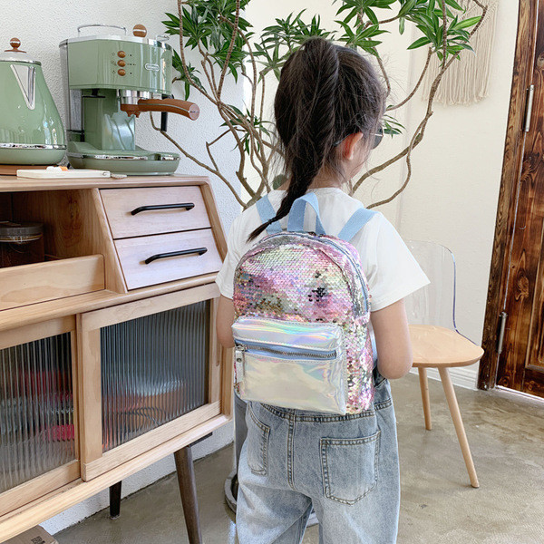 Új modell flitteres gyerek hátizsák lányoknak