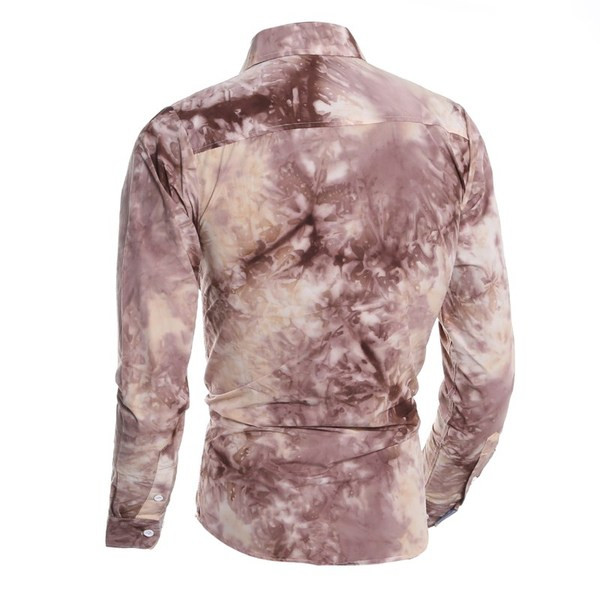 Alkalmi férfi ing mintával és zsebbel