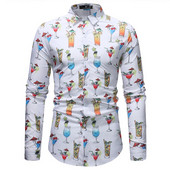 ÚJ modell férfi ing klasszikus gallérral, rátéttel és hosszú ujjal