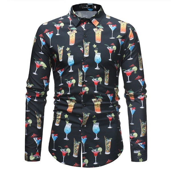 ÚJ modell férfi ing klasszikus gallérral, rátéttel és hosszú ujjal