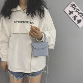 Női kisméretű ökobőr táska rövid és hosszú füllel