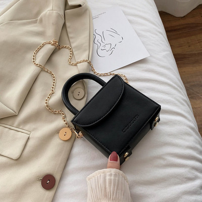 Női kisméretű ökobőr táska rövid és hosszú füllel